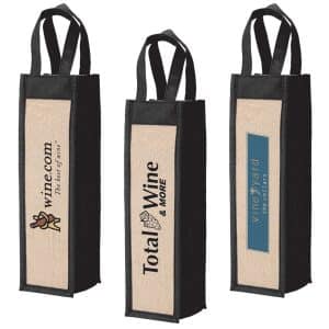 Custom Napa Wine Gift Tote with logo