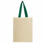 Custom Natural Cotton Canvas Recycled Grocery Tote Bag with logo - 3
