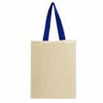 Custom Natural Cotton Canvas Recycled Grocery Tote Bag with logo - 7