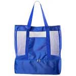 Custom Nautical Polyester Insulated Beach Bag with logo - 1