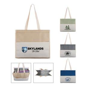Custom Nika Cooler Tote with logo