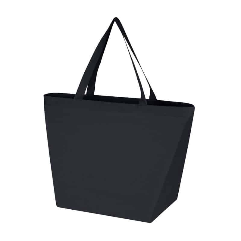 Custom Non-Woven Recycled Budget Shopper Tote with logo - 1