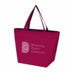 Custom Non-Woven Recycled Budget Shopper Tote with logo - 4