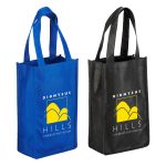 Custom Orchard Breeze 2-Bottle Non-Woven Wine Bag with logo