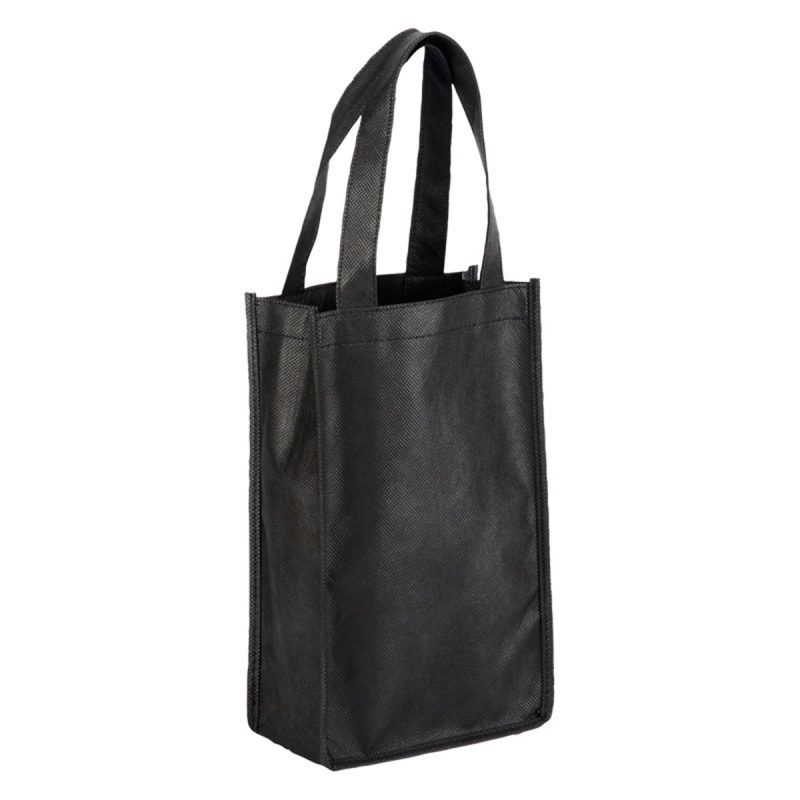 Custom Orchard Breeze 2-Bottle Non-Woven Wine Bag with logo - 3