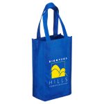 Custom Orchard Breeze 2-Bottle Non-Woven Wine Bag with logo - 4