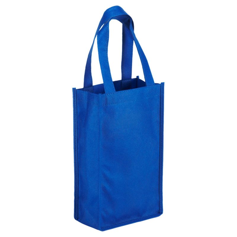Custom Orchard Breeze 2-Bottle Non-Woven Wine Bag with logo - 5