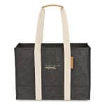 Custom Out of The Woods® Large Market Tote - Ebony with logo
