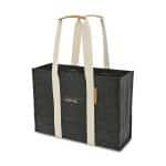 Custom Out of The Woods® Large Market Tote - Ebony with logo - 2