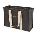 Custom Out of The Woods® Large Market Tote - Ebony with logo - 3