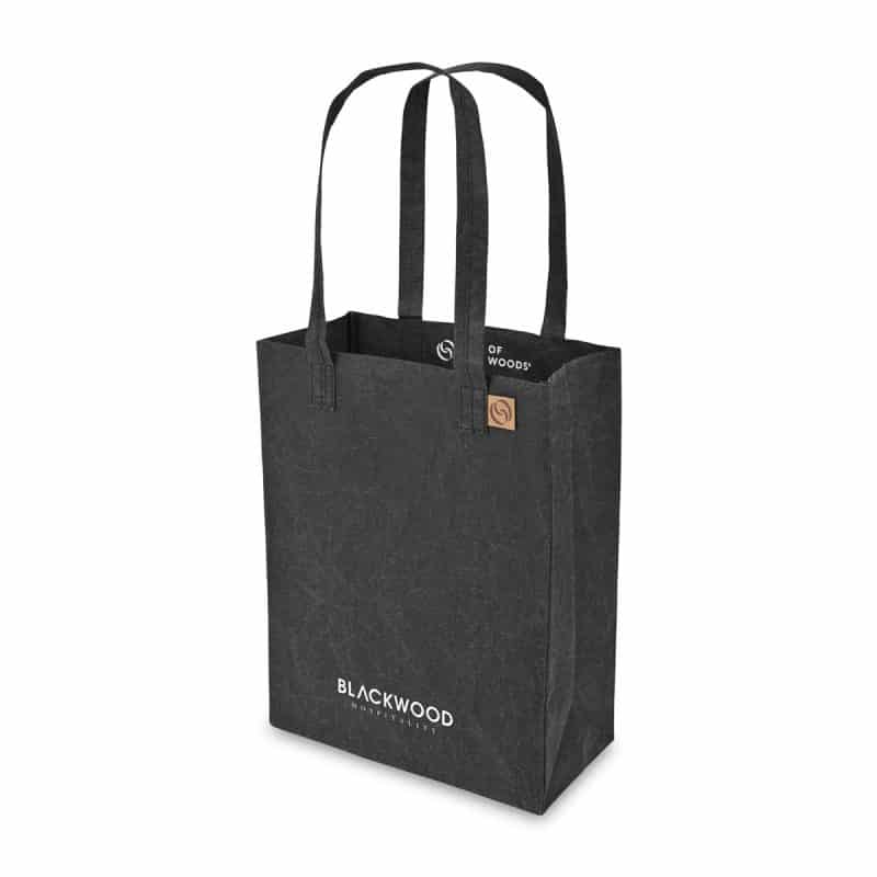 Custom Out of The Woods® Market Tote Mini - Ebony with logo - 2