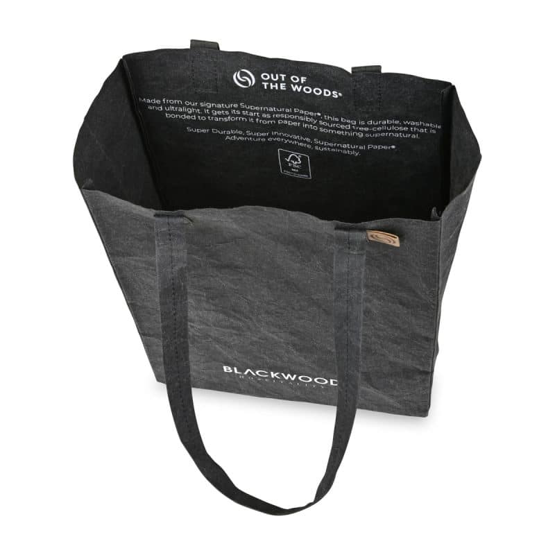Custom Out of The Woods® Market Tote Mini - Ebony with logo - 3