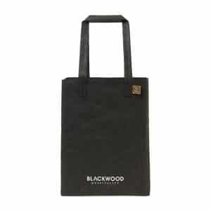 Custom Out of The Woods® Market Tote Mini - Ebony with logo