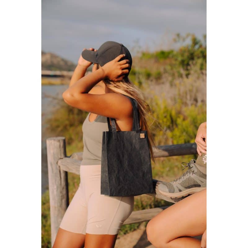 Custom Out of The Woods® Market Tote Mini - Ebony with logo - 5