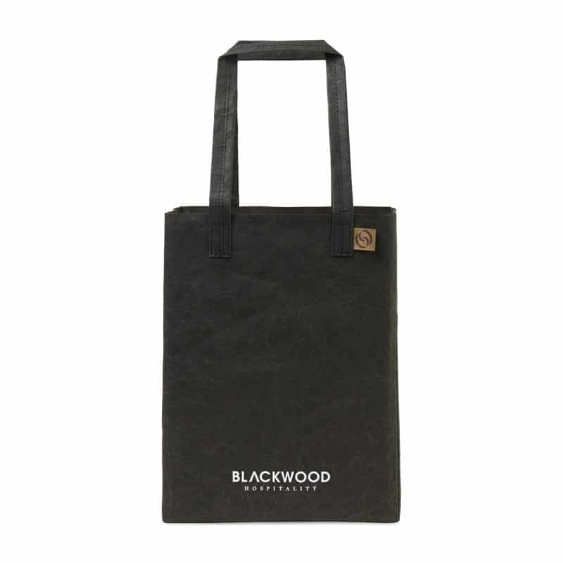 Custom Out of The Woods® Market Tote Mini - Ebony with logo