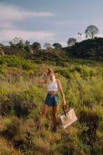 Custom Out of the Woods® Jute Market Tote - Natural with logo - 5