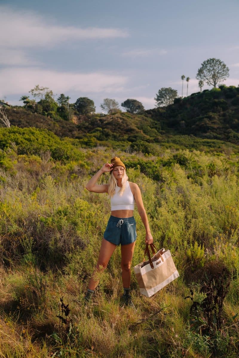 Custom Out of the Woods® Jute Market Tote - Natural with logo - 5