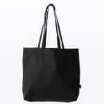Custom Oversized Deluxe Canvas Tote Bag with Striped Handles with logo - 1