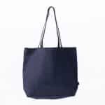 Custom Oversized Deluxe Canvas Tote Bag with Striped Handles with logo - 3