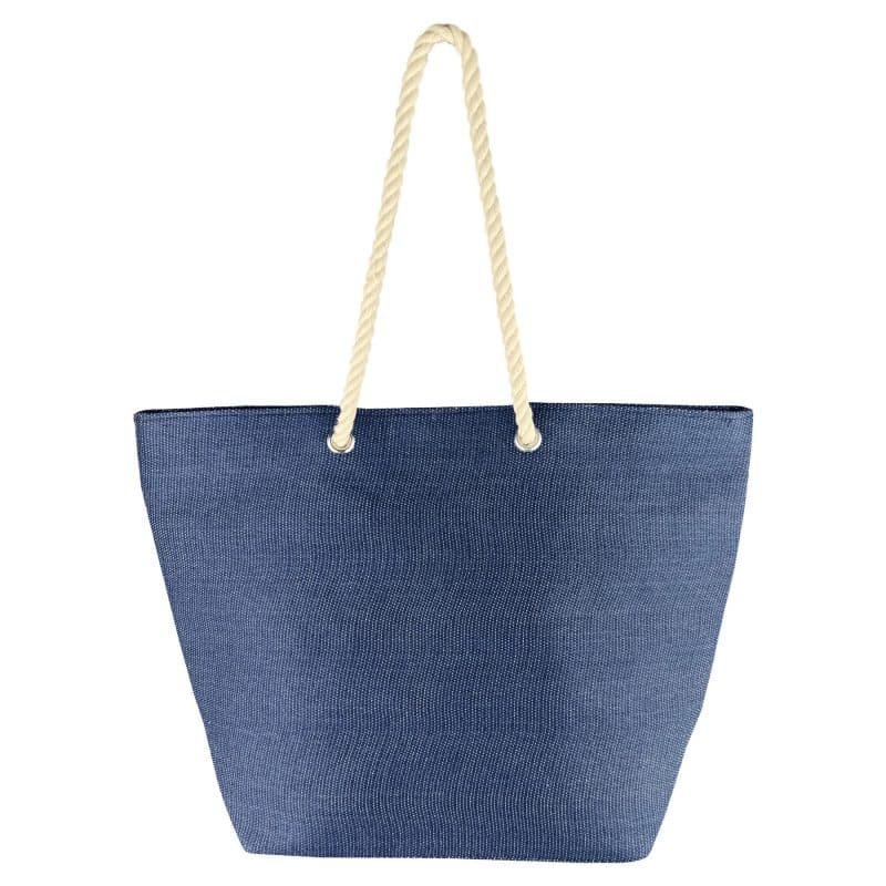 Custom Paper Straw Beach Tote with logo - 1