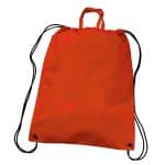 Custom Polytex Drawstring Tote with logo - 1