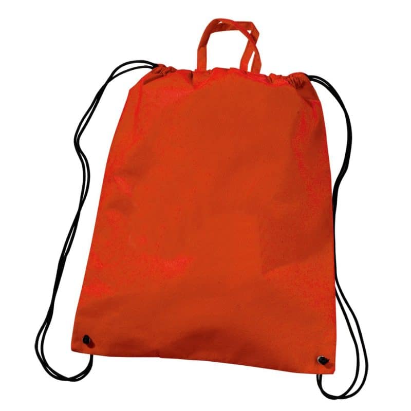 Custom Polytex Drawstring Tote with logo - 1