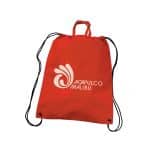 Custom Polytex Drawstring Tote with logo - 4
