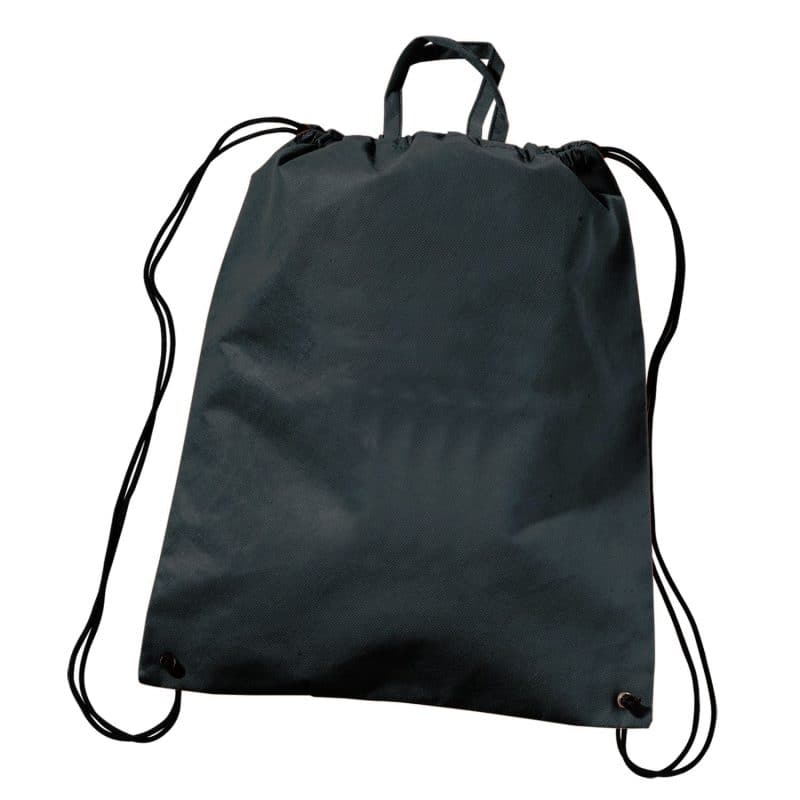 Custom Polytex Drawstring Tote with logo - 5