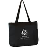 Custom Premium Zippered Tote with logo - 1