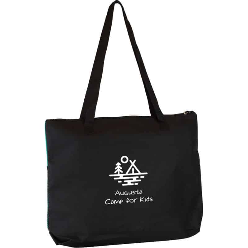 Custom Premium Zippered Tote with logo - 1