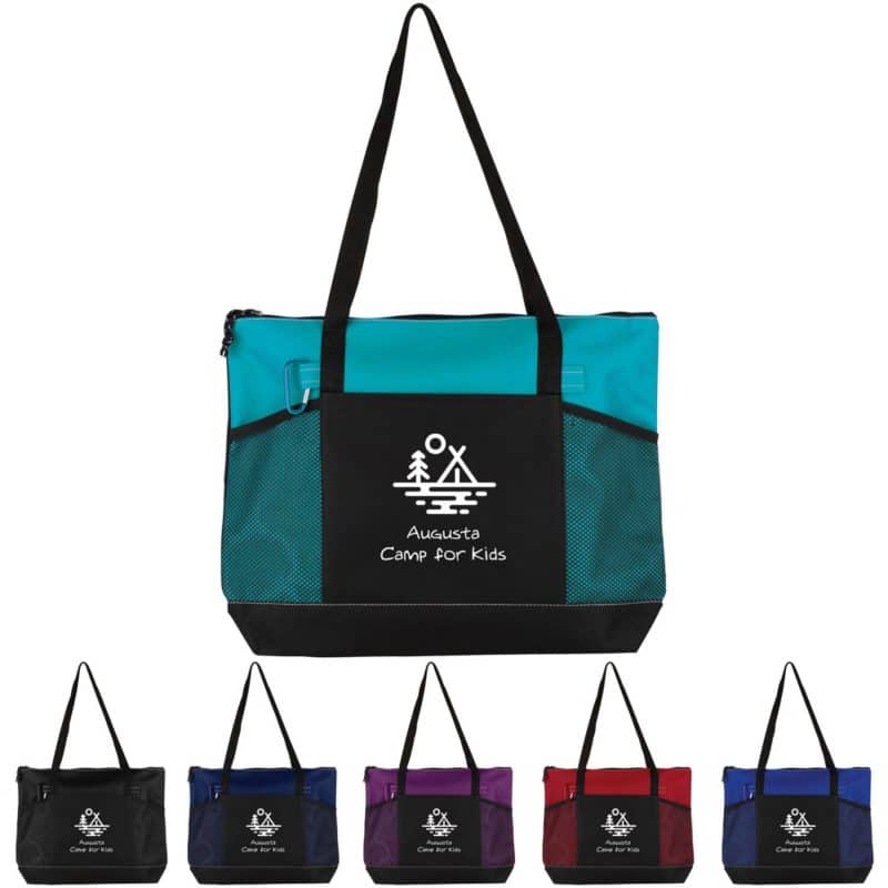 Custom Premium Zippered Tote with logo - 2