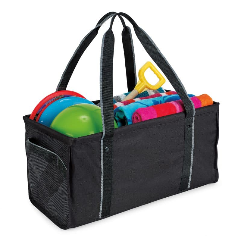 Custom Prime Utility Tote - Black with logo - 1