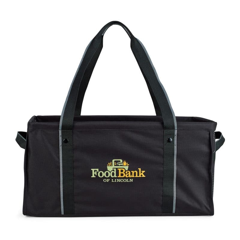 Custom Prime Utility Tote - Black with logo - 5