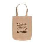 Custom Promotional Jute Tote with logo - 6