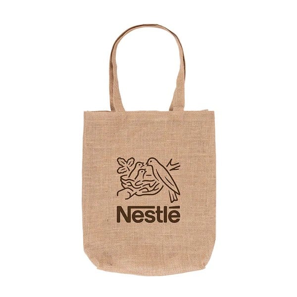 Custom Promotional Jute Tote with logo - 6