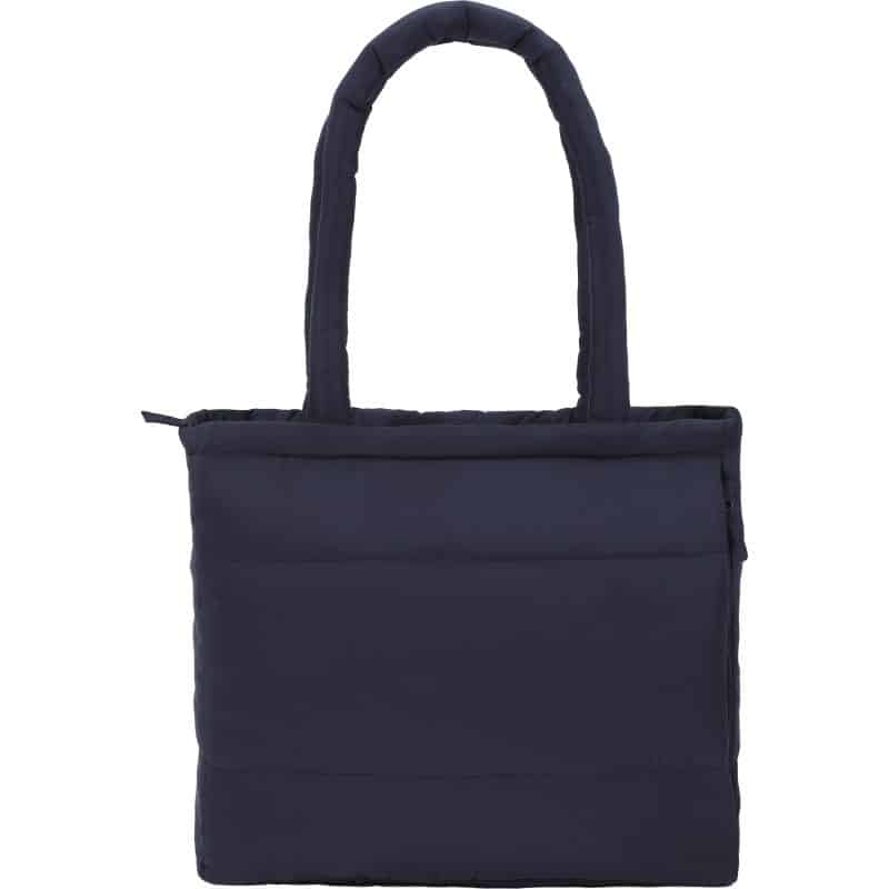 Custom Puffer Recycled 15'' Laptop Tote with logo - 1