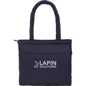 Custom Puffer Recycled 15'' Laptop Tote with logo