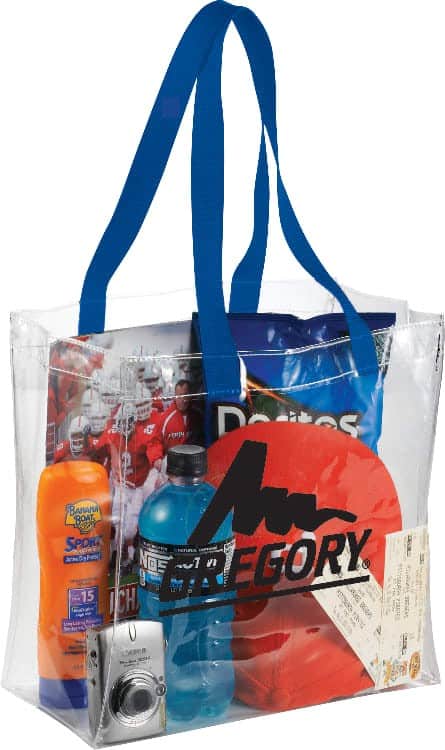 Custom Rally Clear Stadium Tote with logo - 6