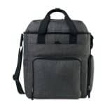 Custom Reagan Carryall Tote - Charcoal Heather with logo - 1
