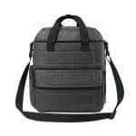 Custom Reagan Carryall Tote - Charcoal Heather with logo - 4