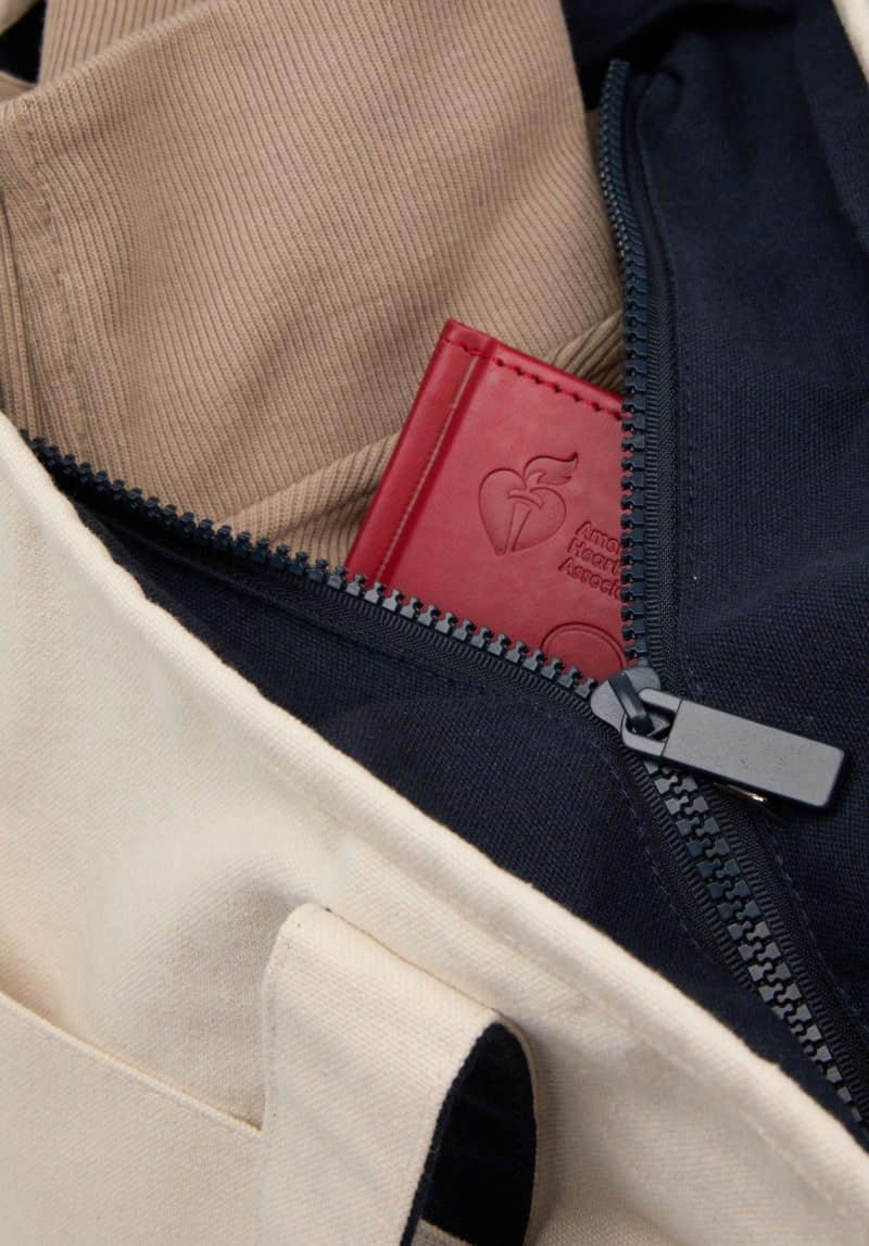 Custom Recycled 12oz Zip Top Canvas Tote with logo - 7