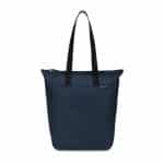 Custom Renew AWARE™ rPET Zippered Tote - Navy with logo - 1
