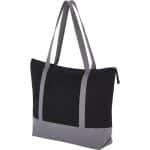 Custom Repose 10oz Recycled Cotton Zippered Tote with logo - 3