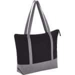 Custom Repose 10oz Recycled Cotton Zippered Tote with logo - 4