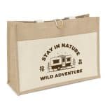Custom Riley™ Jute Tote - Screen Print with logo - 2