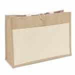 Custom Riley™ Jute Tote - Screen Print with logo - 3