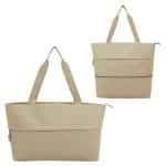 Custom Rio Extendable Polyester Zippered Tote with logo - 3
