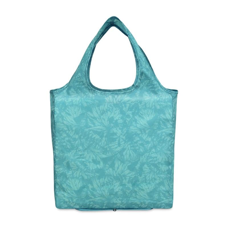 Custom RuMe® Recycled Ripstop rPET bFold Tote - Retro Blue with logo - 3