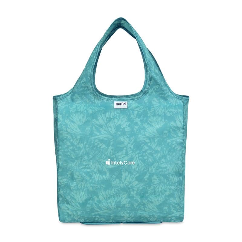 Custom RuMe® Recycled Ripstop rPET bFold Tote - Retro Blue with logo