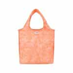Custom RuMe® Recycled bFold Tote - Apricot Crush with logo - 1